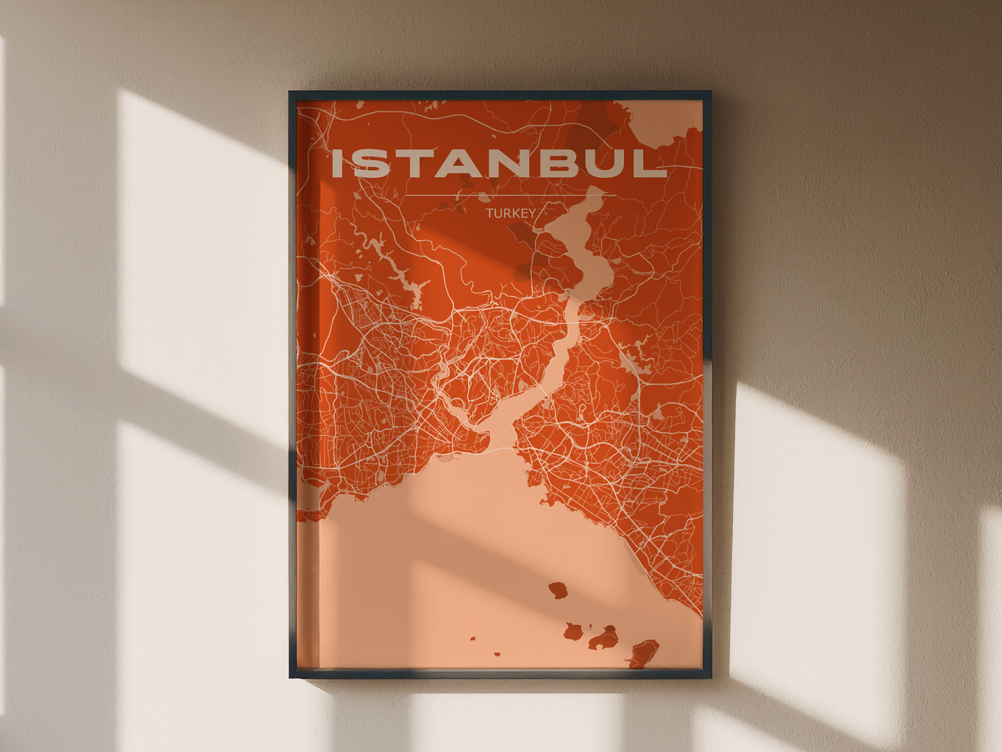 Monochrome city map #5