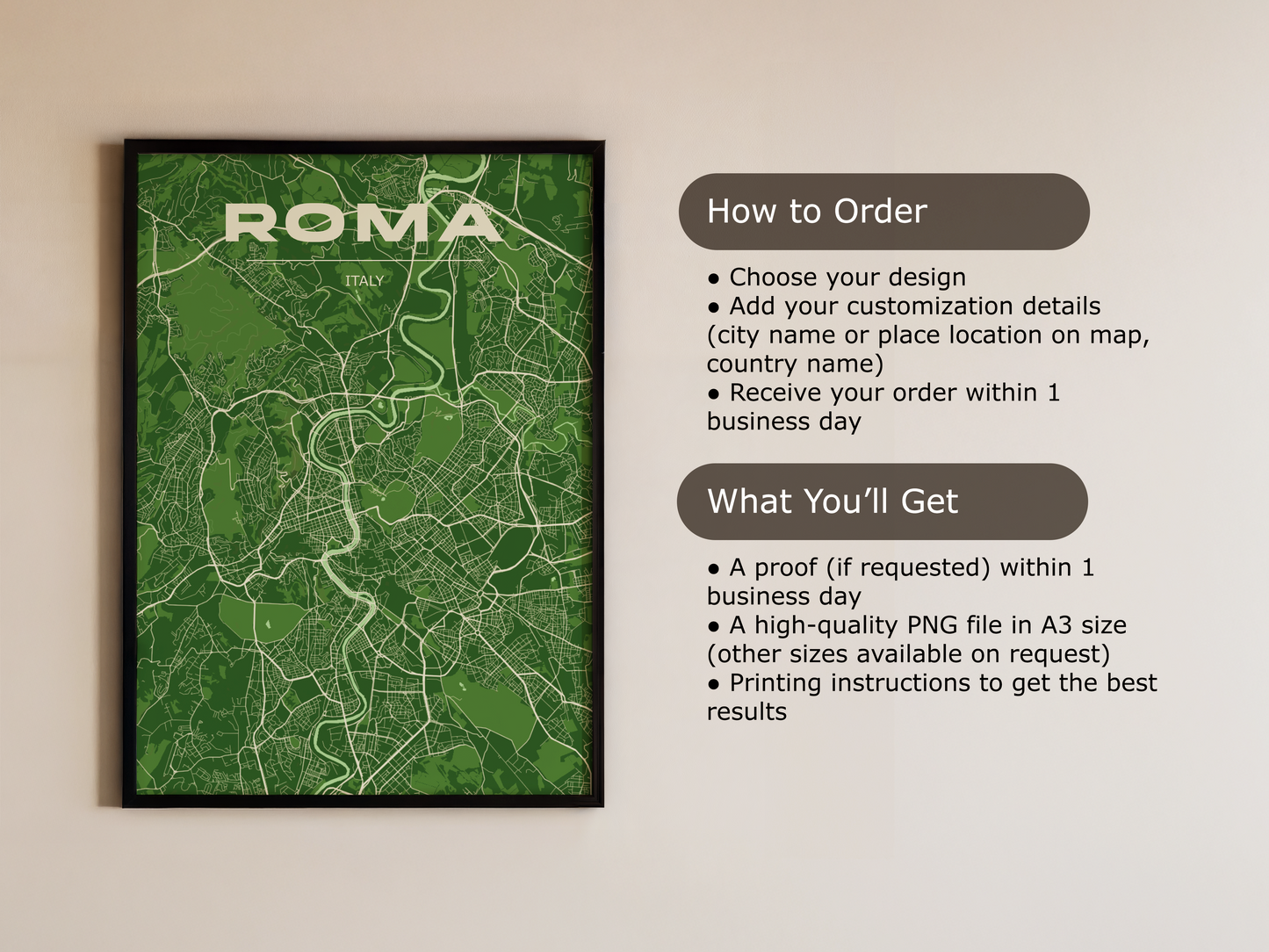 Monochrome city map #5