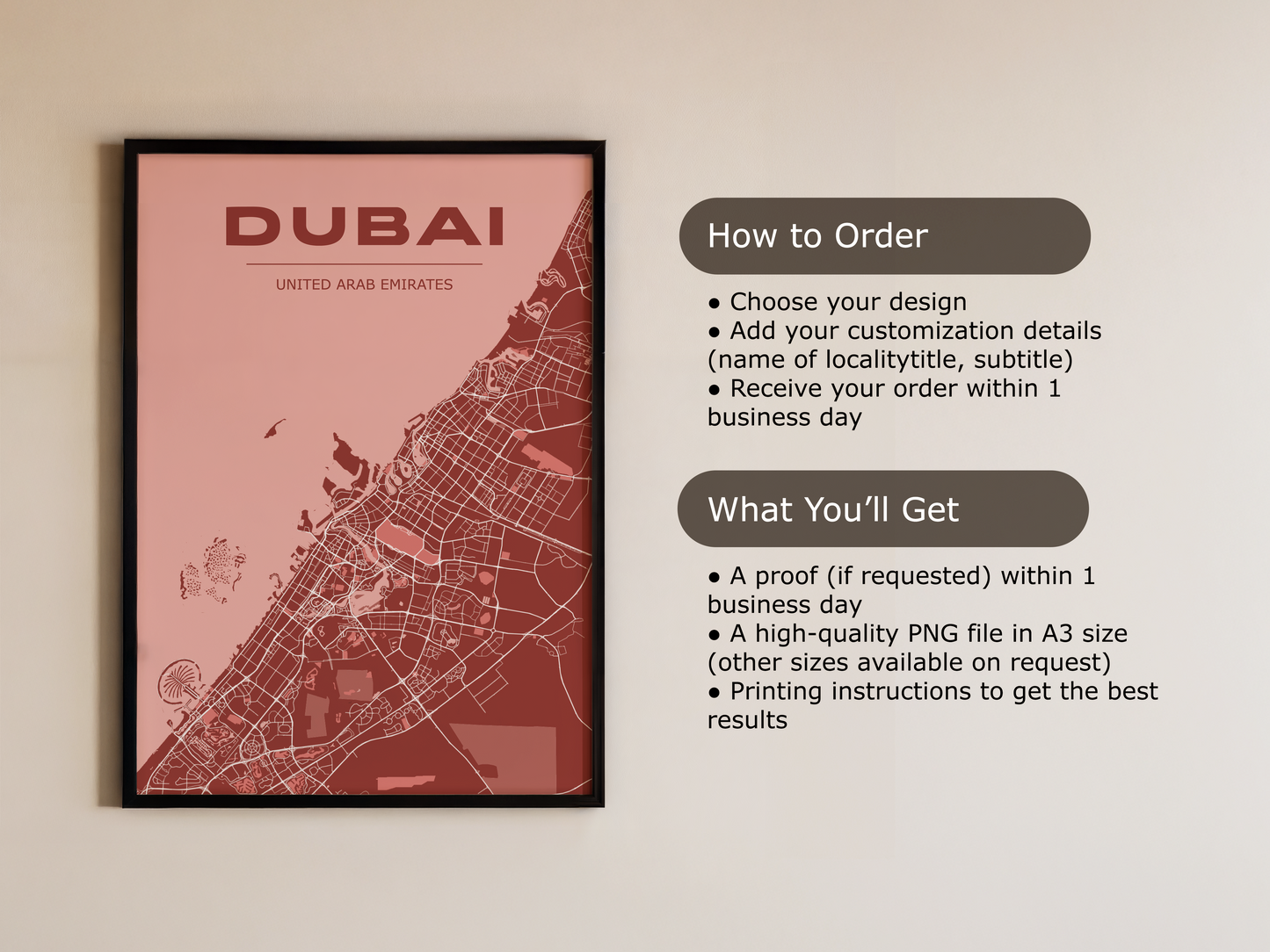 Monochrome city map #5