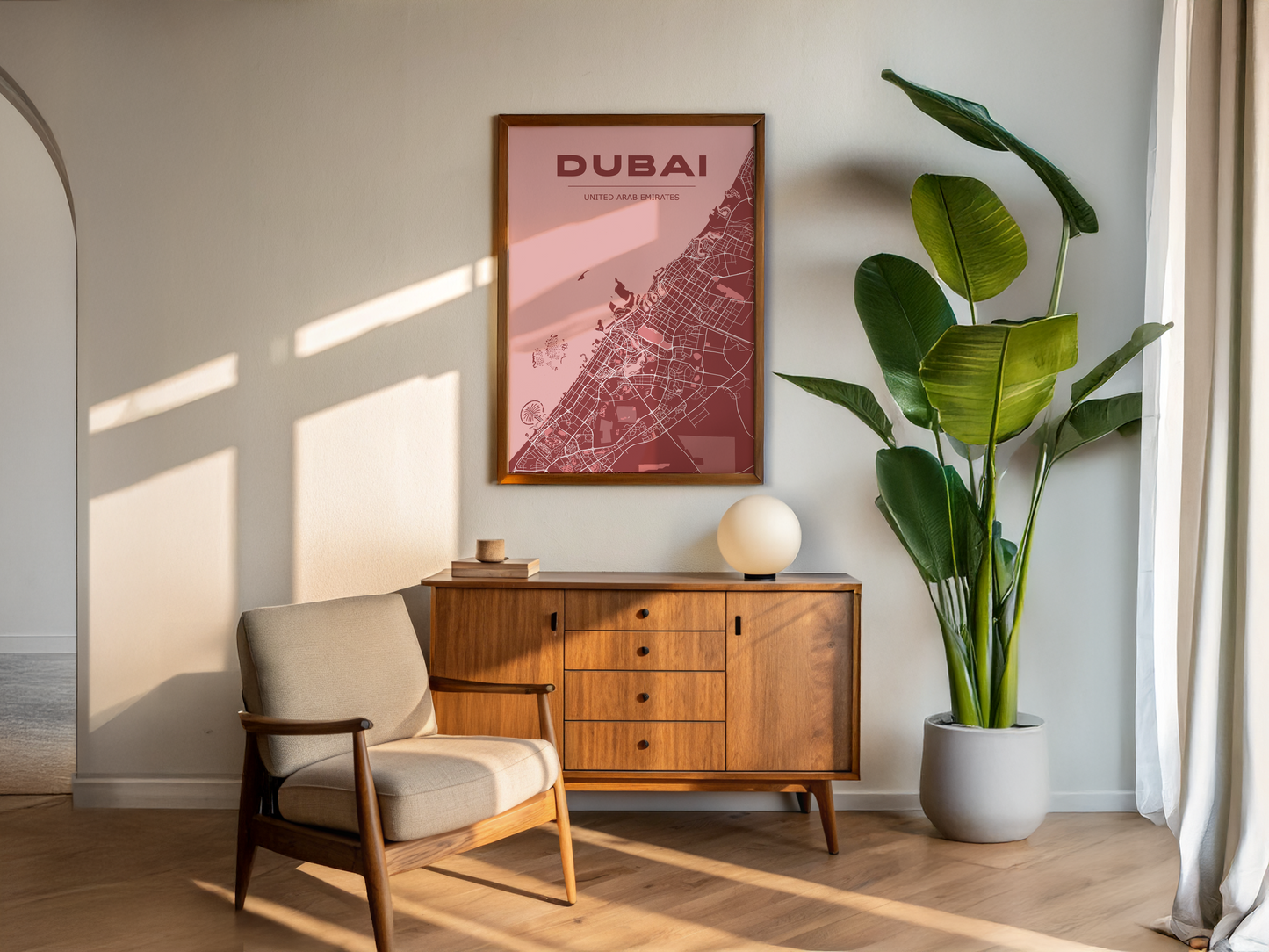 Monochrome city map #5