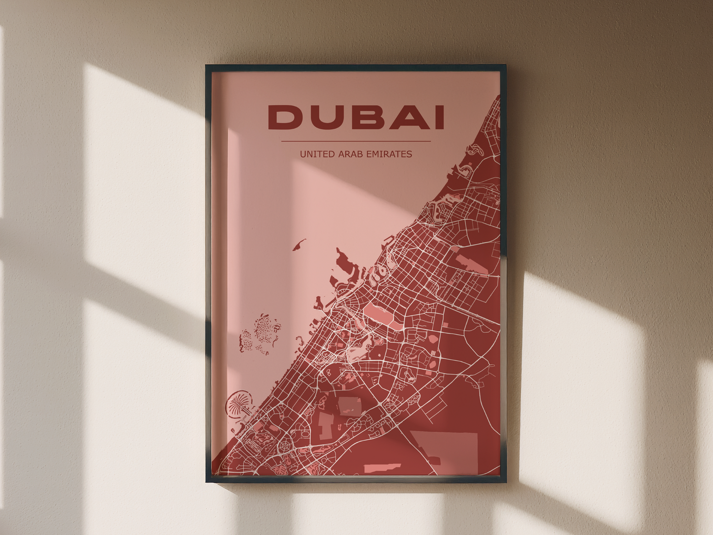 Monochrome city map #5