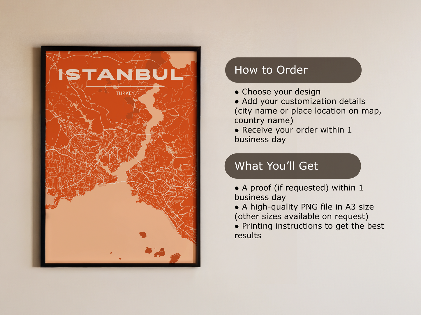 Monochrome city map #5